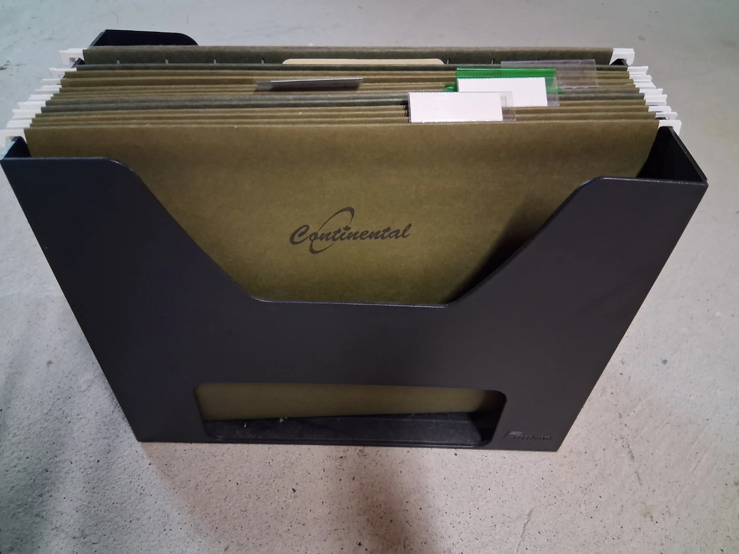 Continental Hanging File Folders with Organizer