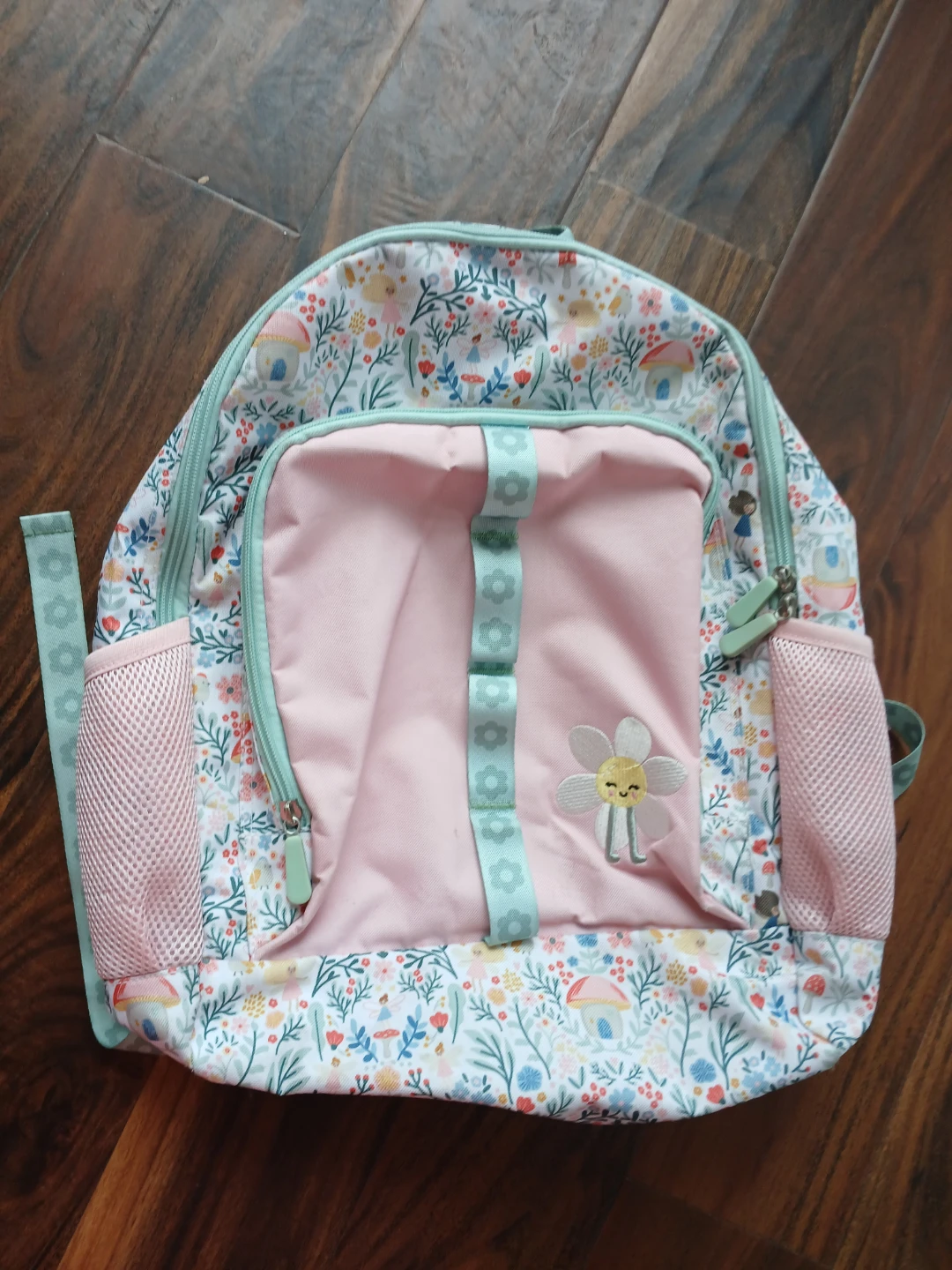 Floral Fairy Pattern Kids Backpack