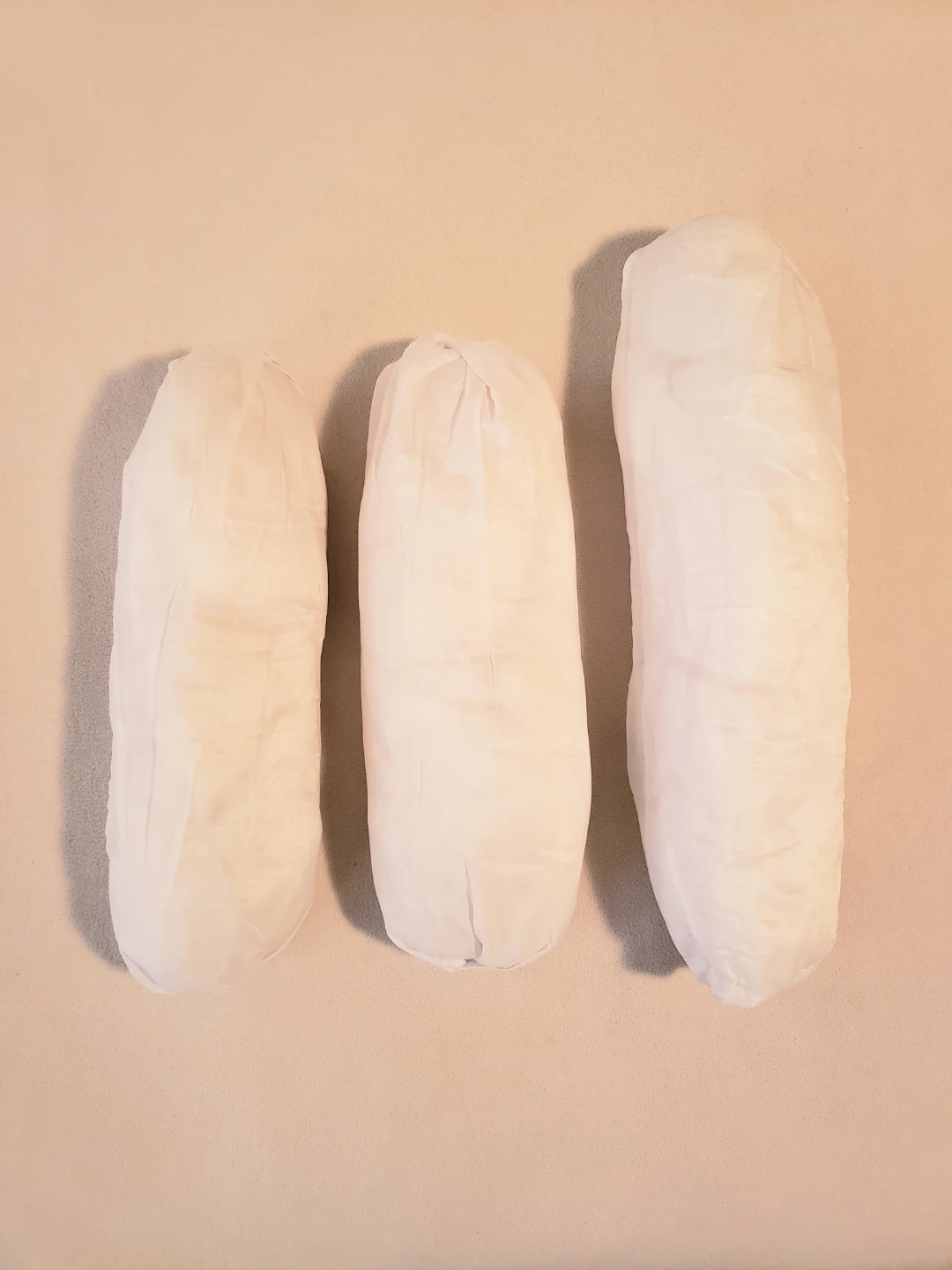 $3 for All 3 Clean Bolster Pillow Inserts