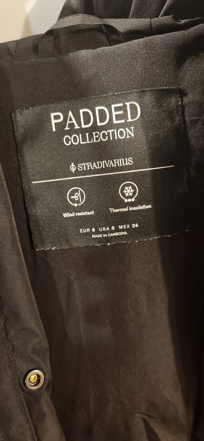 Women's Stradivarius Black Padded Jacket - photo 2