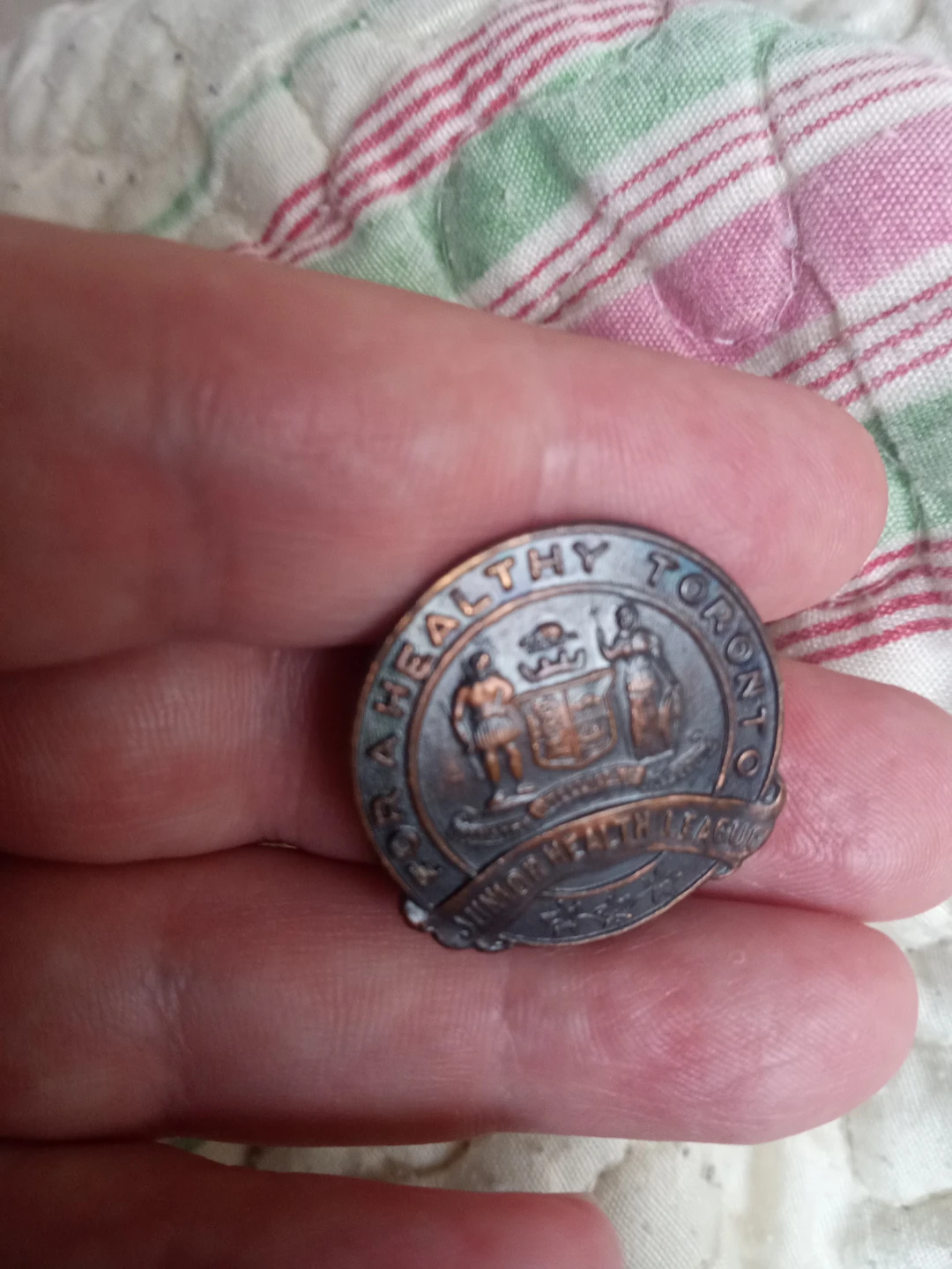 Vintage Toronto Health League Pin