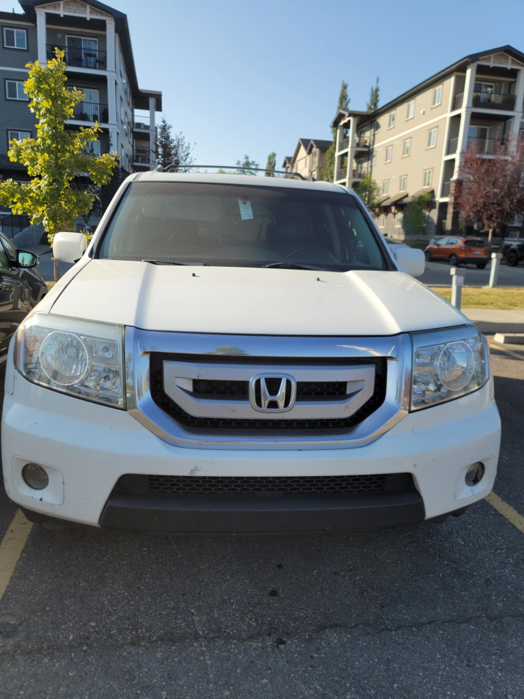 2010 White Honda Pilot SUV