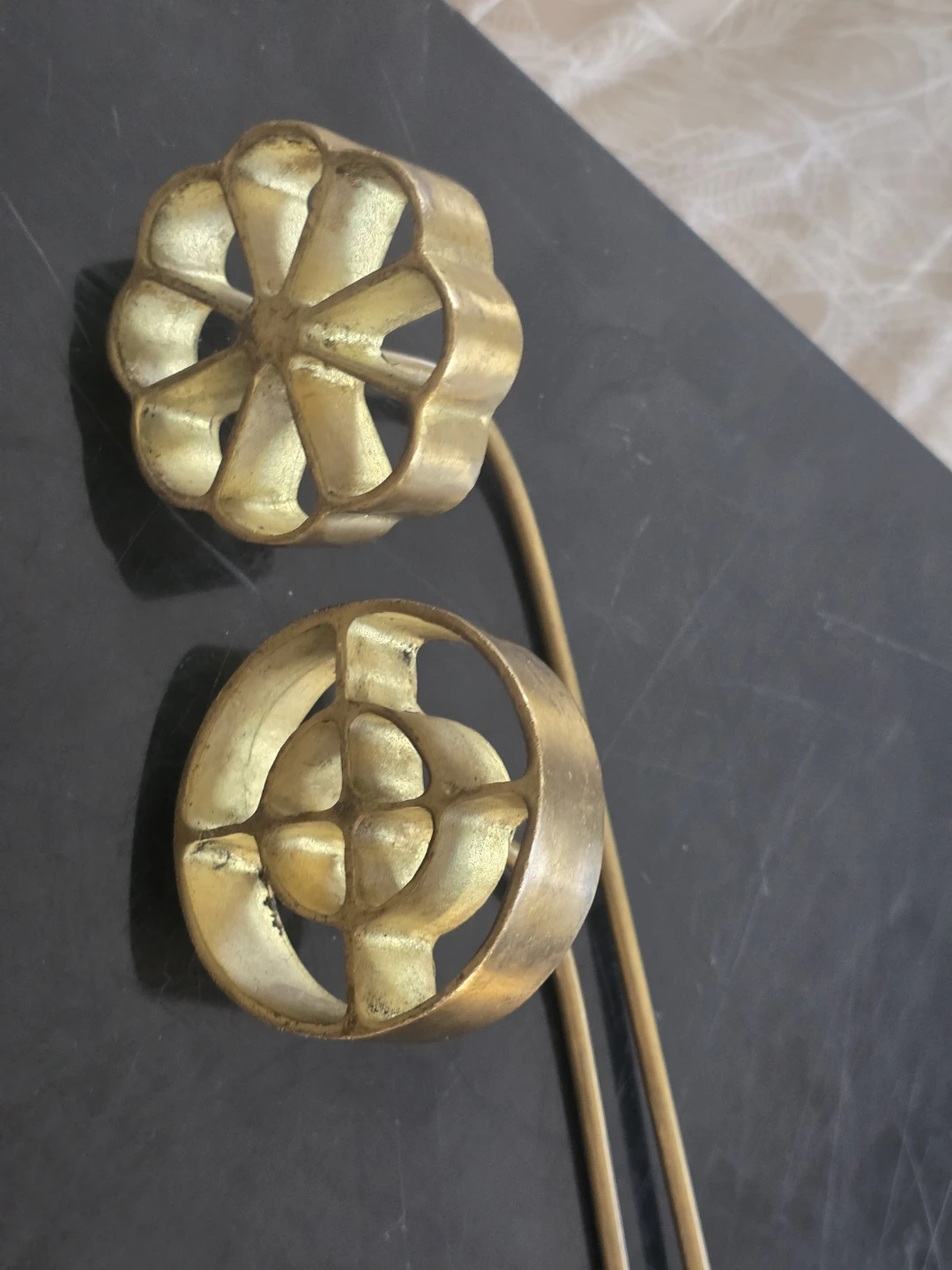 Vintage Two Rosette Cookie Irons - photo 4