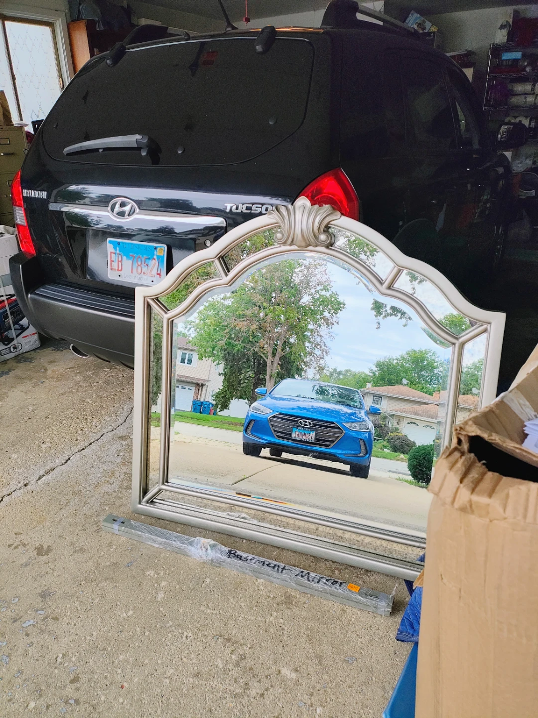 Silver Wall Mirror - photo 3