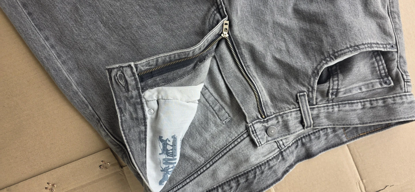 LEVI'S Men's Grey washed 578 baggy jeans(waist 34) - photo 3