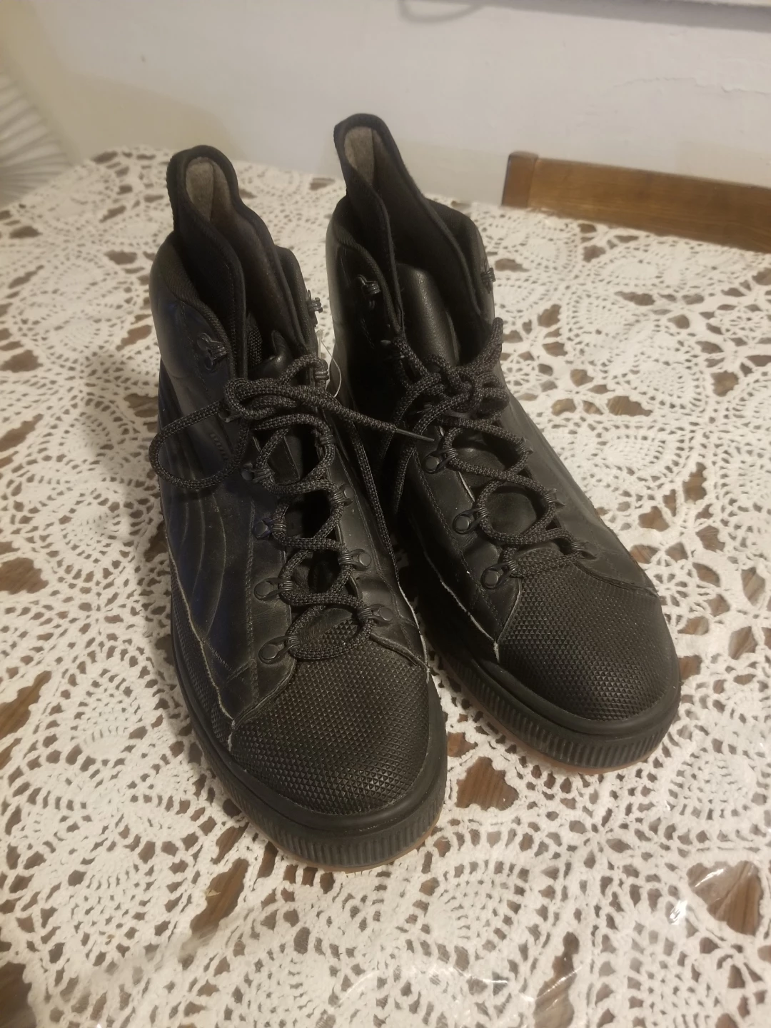 Brand New Puma Black High-Top Winter Boots