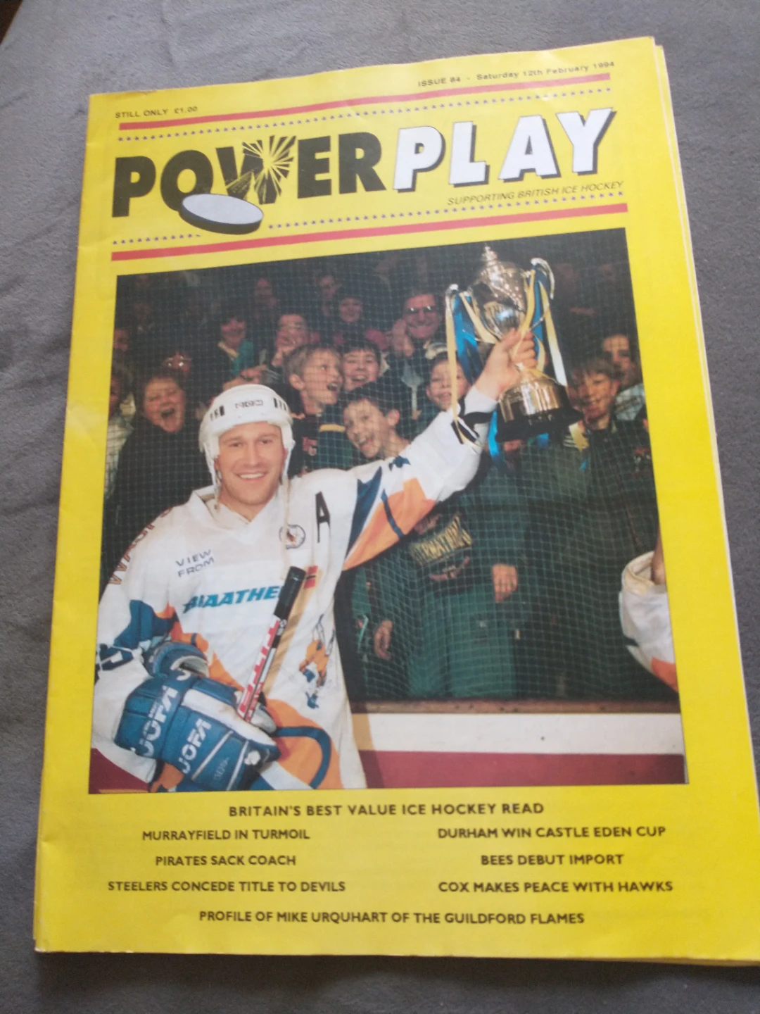 Two 1994 PowerPlay UK Ice Hockey Magazines - photo 3