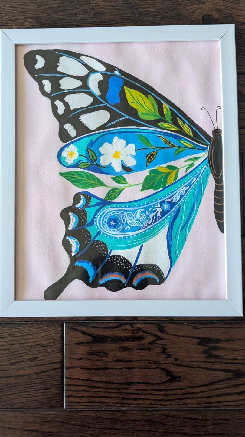 Set of butterfly painting - photo 3