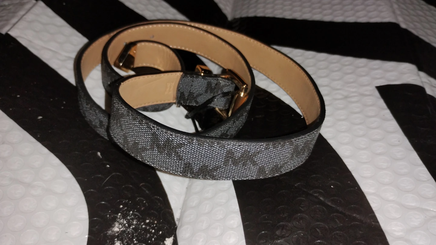 Michael Kors Signature Monogram Belt - Size L - photo 2