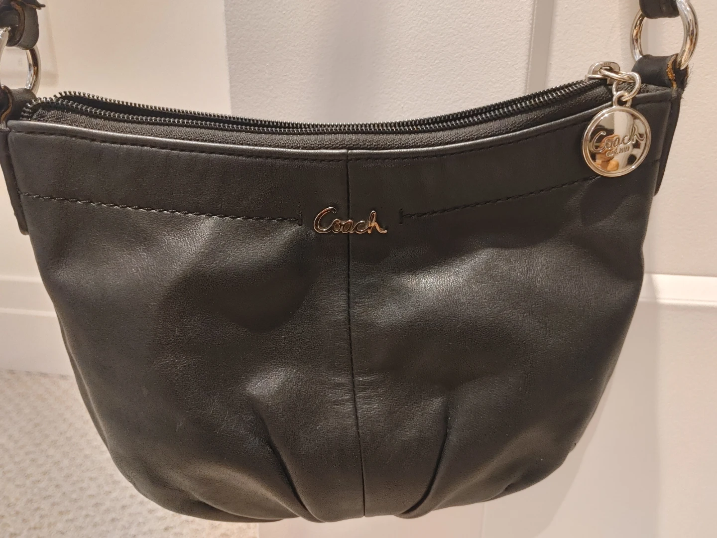 Coach Black Leather Crossbody Bag - photo 2