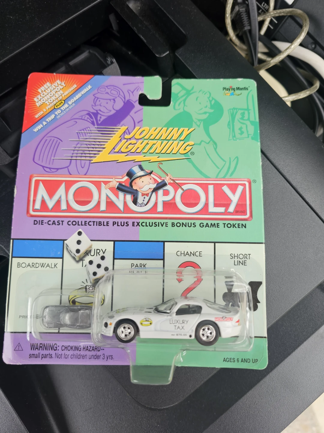 Johnny Lightning Monopoly Luxury Tax Dodge Viper