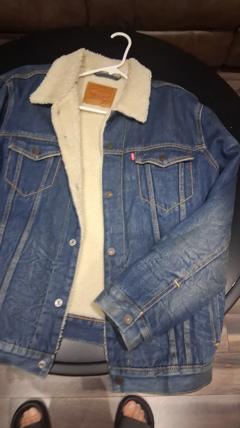 Levi's Sherpa Denim Trucker Jacket size XL - photo 2