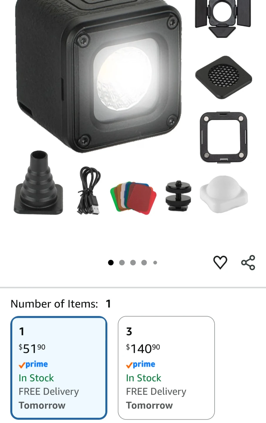 SmallRig RM01 Mini LED Video Lighting Kit - photo 4