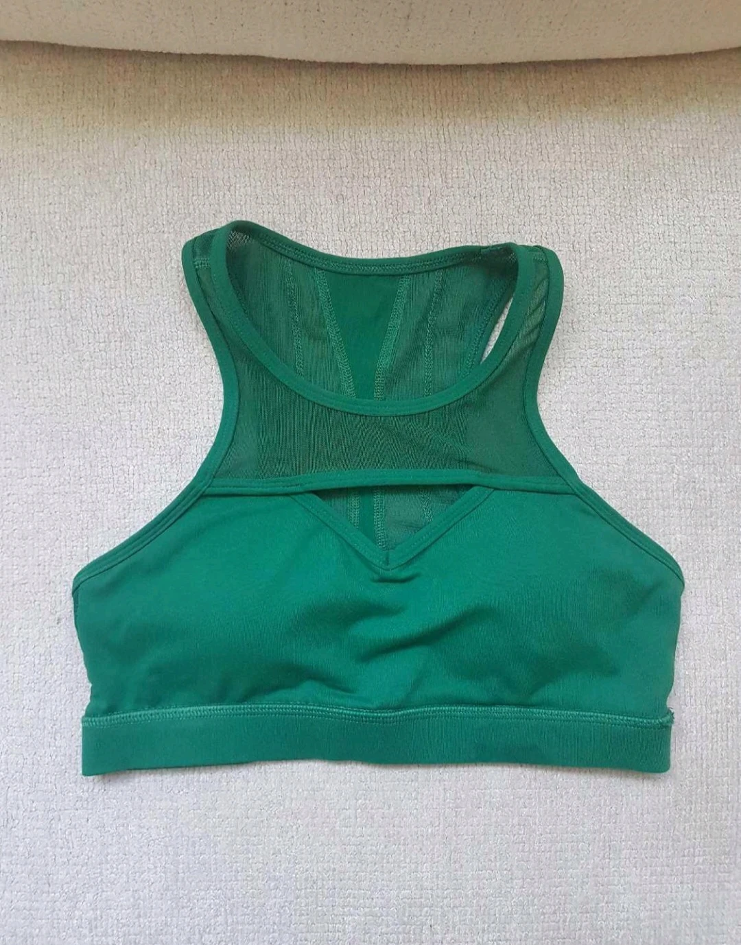 Brand New! Green Mesh Cut Out Buffbunny Sports Bra