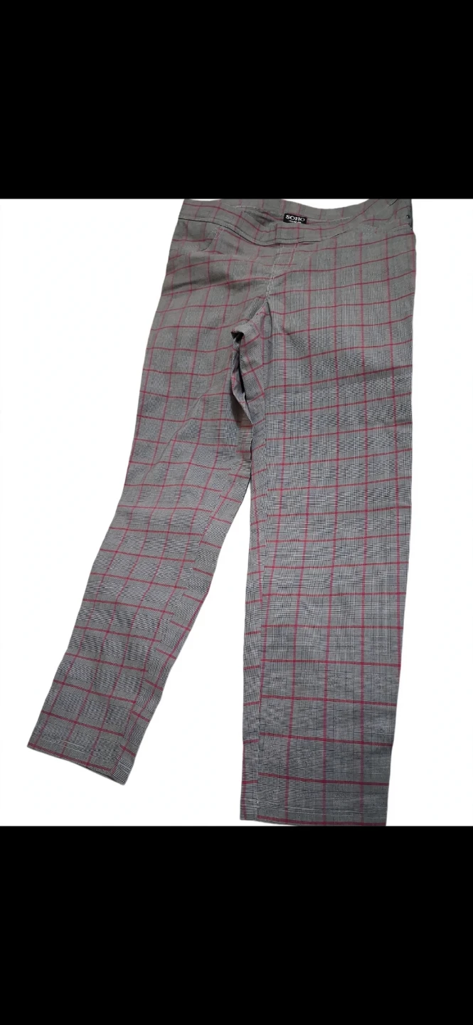 Soho Apparel Ltd. Plaid Trousers - photo 2