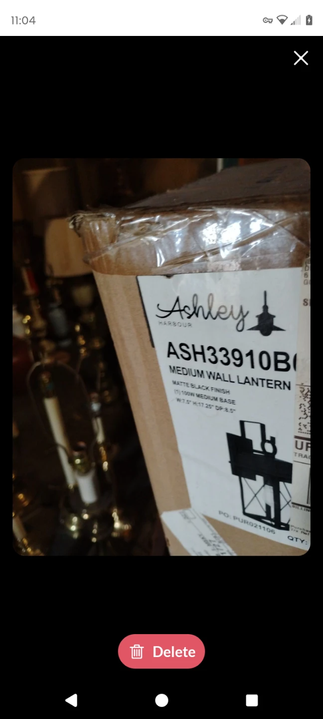 Ashley Harbour Medium Wall Lantern ASH33910B