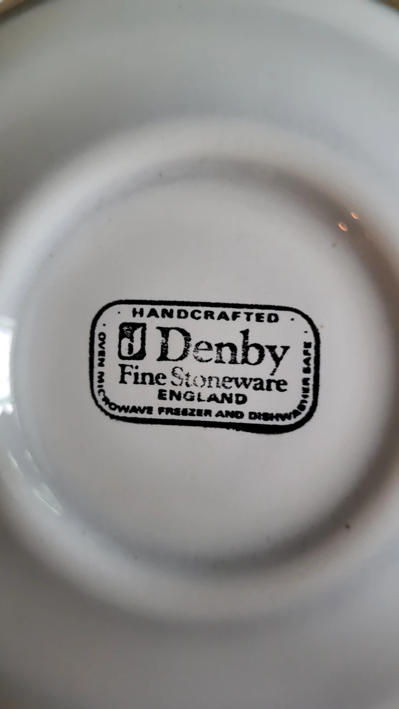 Denby Pottery Mug and Dish Set - photo 5
