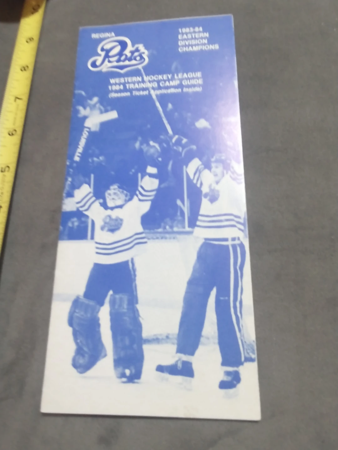 Vintage WHL Regina Pats Training Camp Guides (1982 & 1984) - photo 3