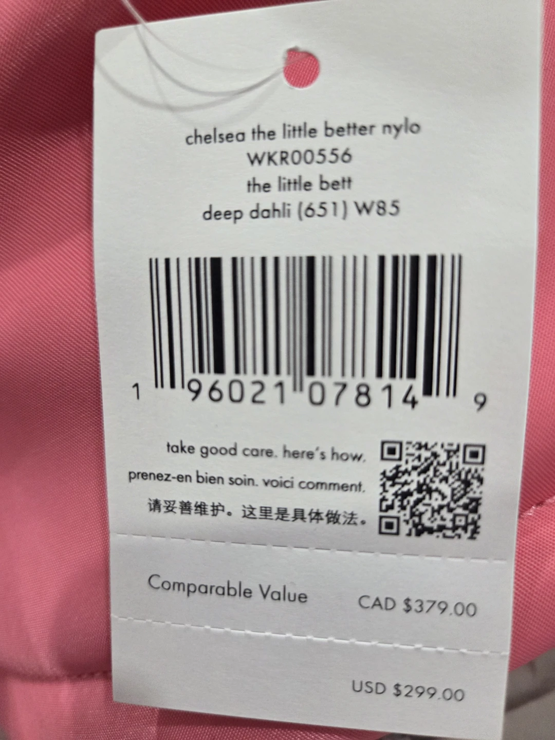 Kate Spade Chelsea Little Better Nylon Backpack - Pink - photo 3