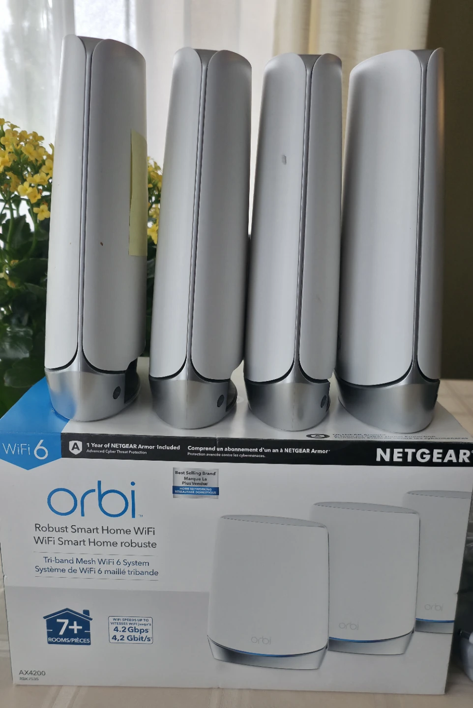 Netgear Orbi AX4200 Tri-band Mesh WiFi 6 System