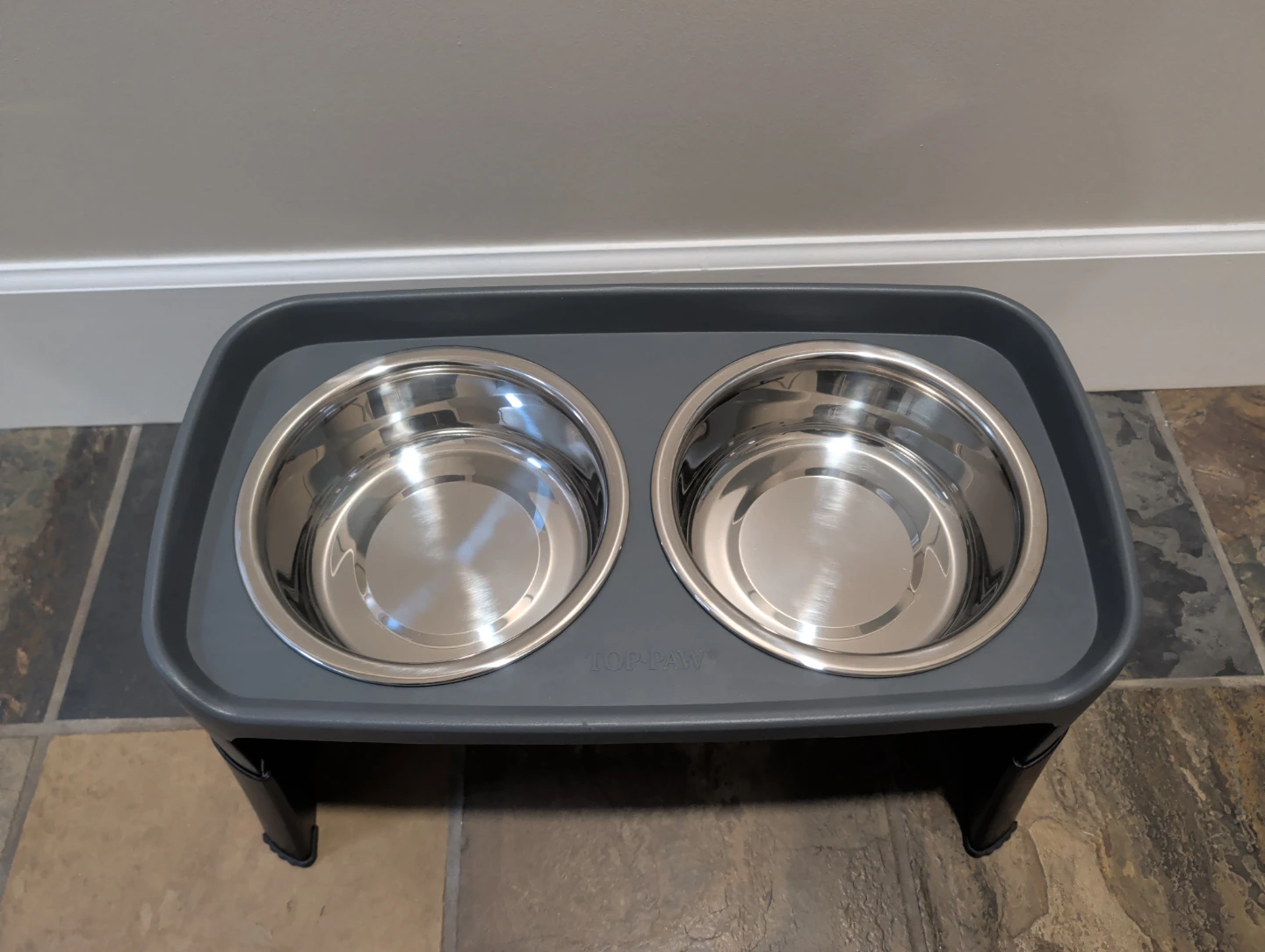 Top Paw Adjustable Elevated Double Pet Feeder - photo 3