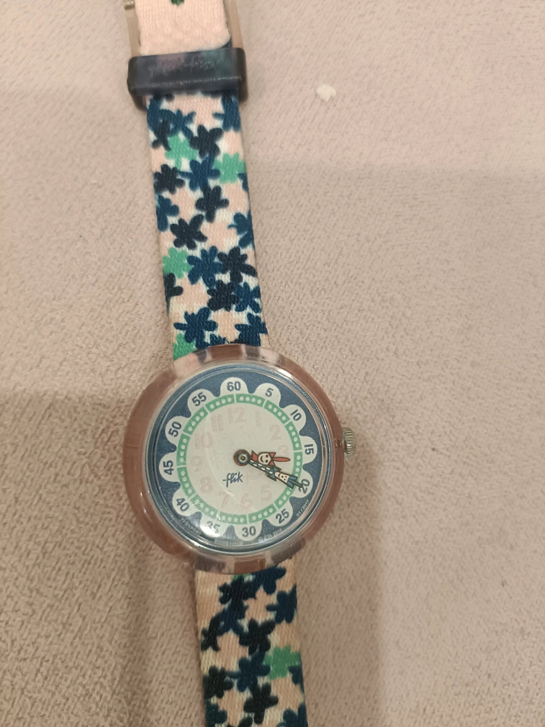 Flik Flak Floral Print Children's Watch - photo 2
