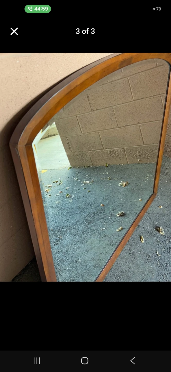 Wooden Framed Mirror
