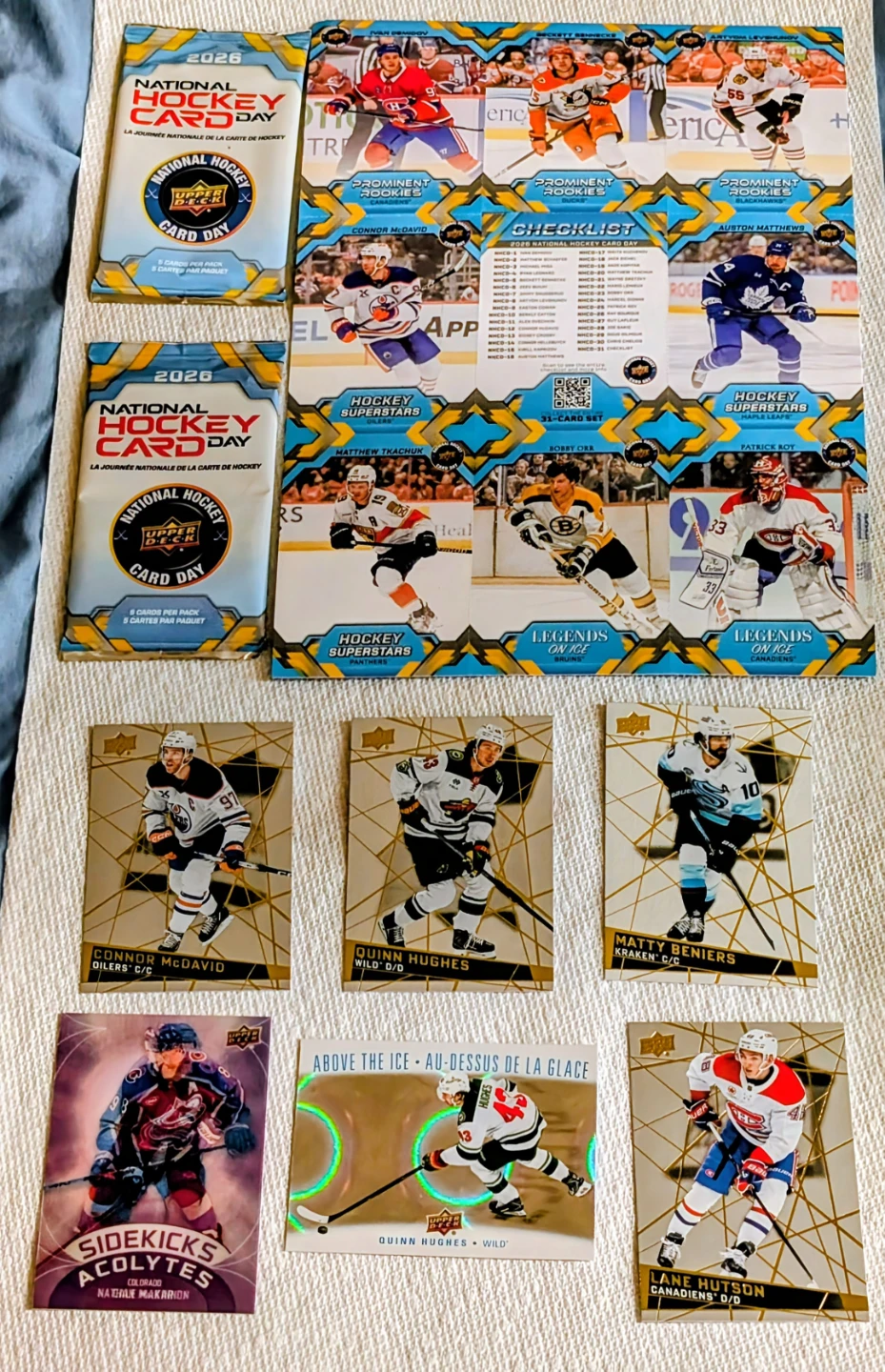 2026 Upper Deck and Tim Hortons Hockey Cards