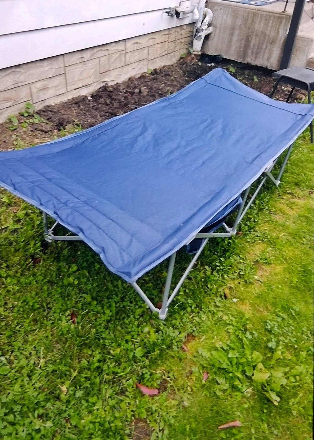 Blue Folding Camping Cot - photo 3