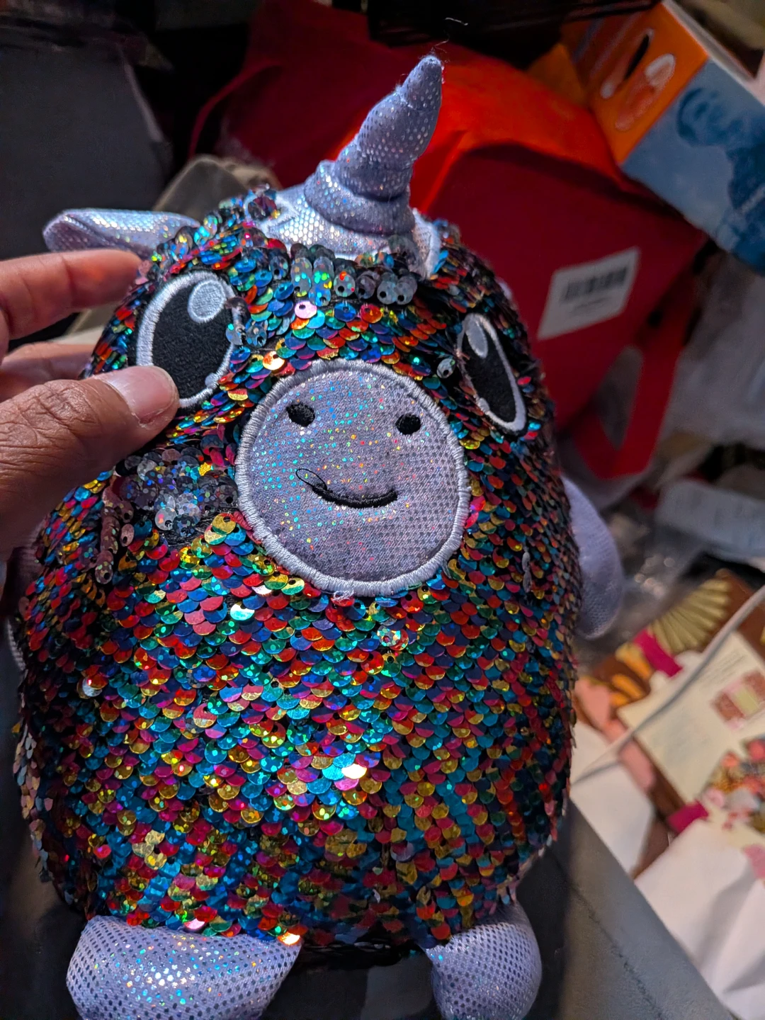 Shimmeez Rainbow Unicorn Plush