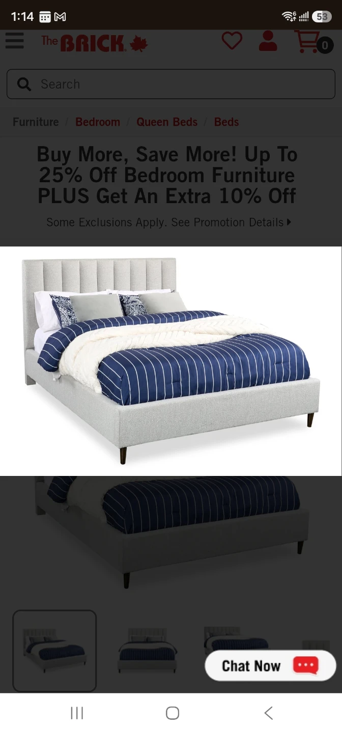 Queen Bed and Mattress - The Brick - photo 5