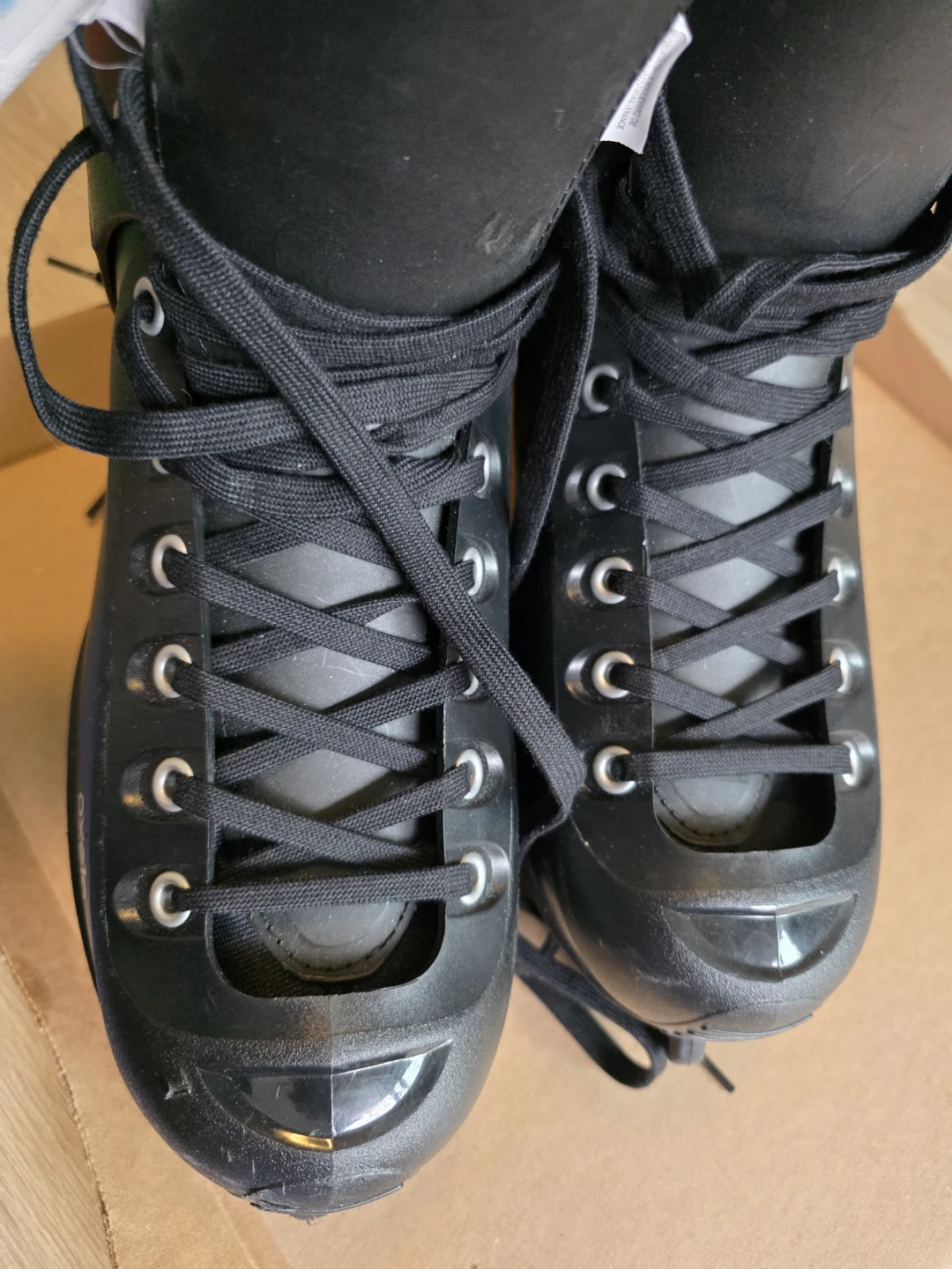 Decathlon Oxelo Black Ice Skates US Size 10.5 / UK 44 - photo 4