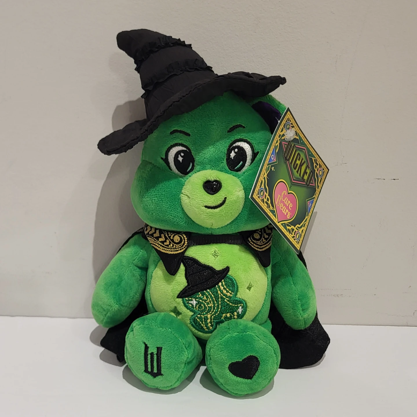 Wicked x Care Bears Good Luck Bear as Elphaba Plush - photo 2