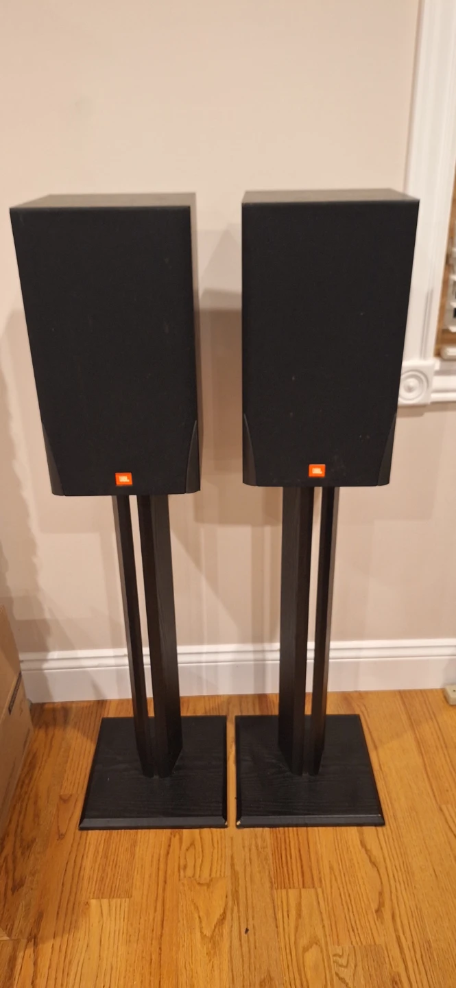 JBL MR26 Speakers with Stands