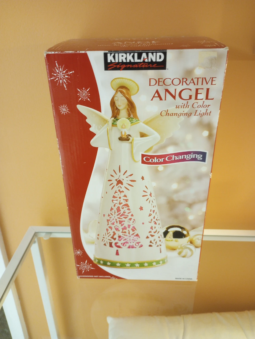 Vintage Ceramic Illuminated Christmas Angel