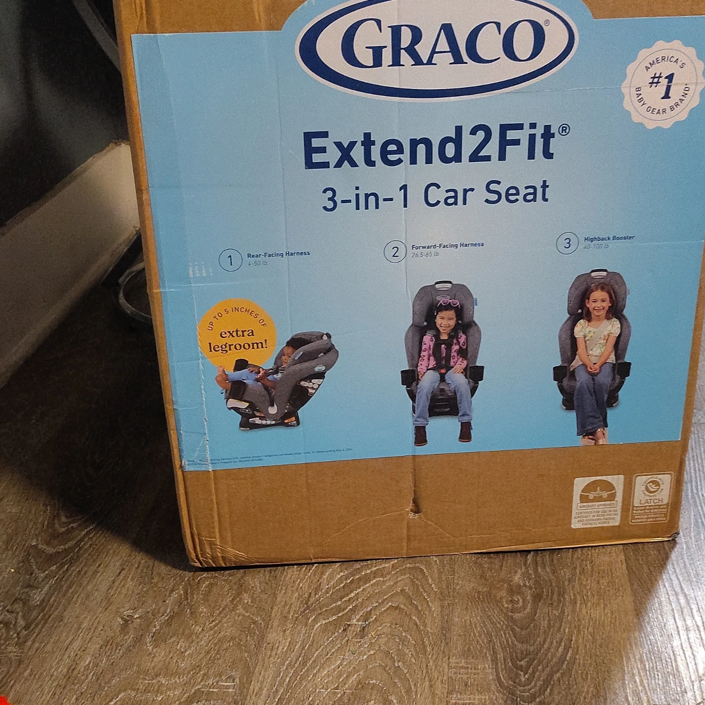 Graco Extend2Fit 3-in-1 Car Seat