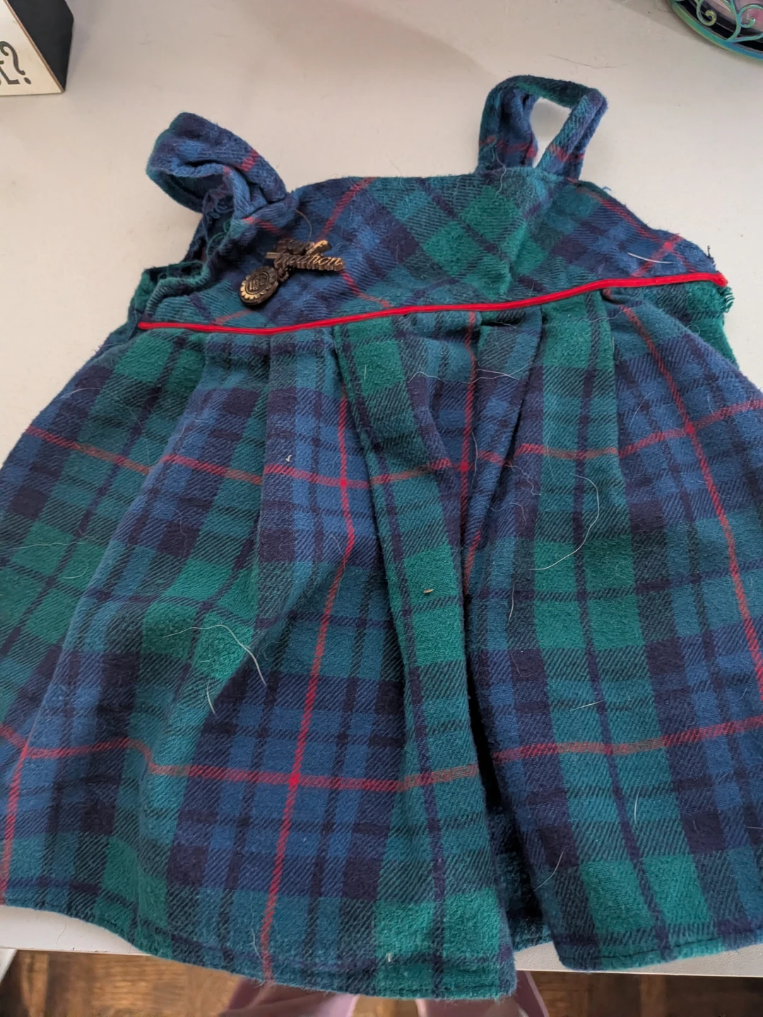 Tartan Plaid Kids Dress - photo 3