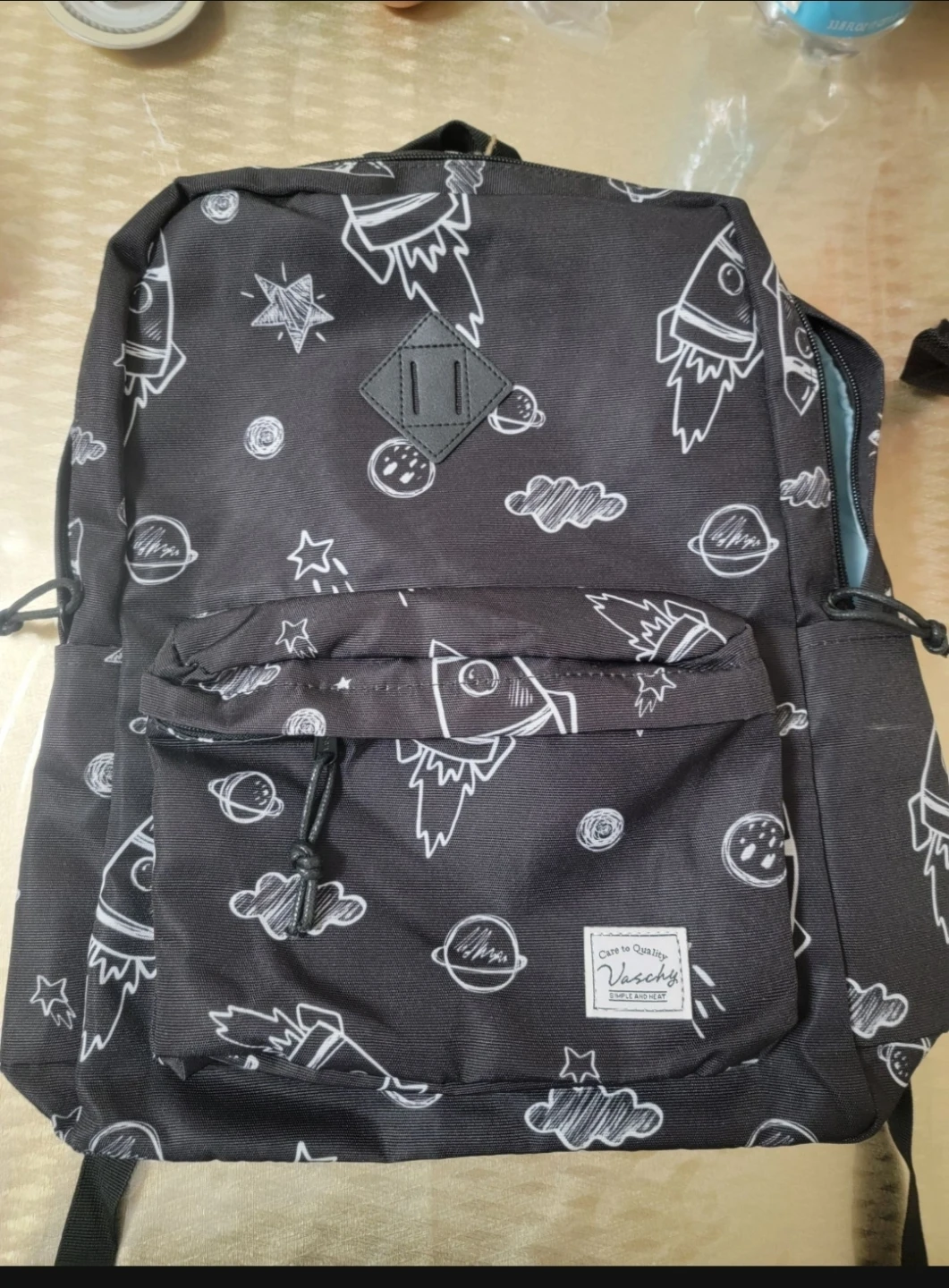 Vaschy Kids Rocket Print Backpack