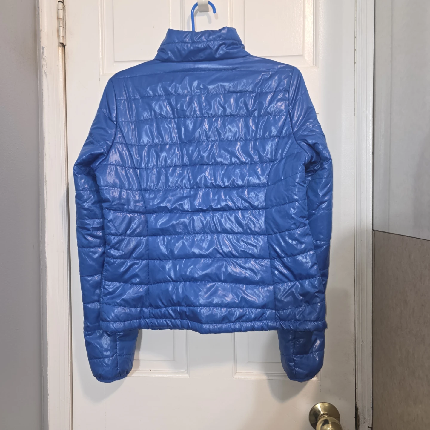 Womens Aeropostale Puffer Jacket, Blue, Large - photo 5