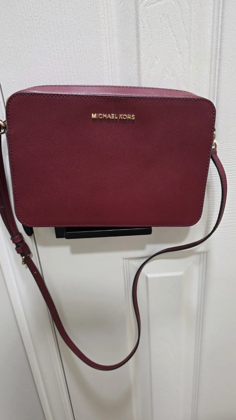 Michael Kors Burgundy Crossbody Bag