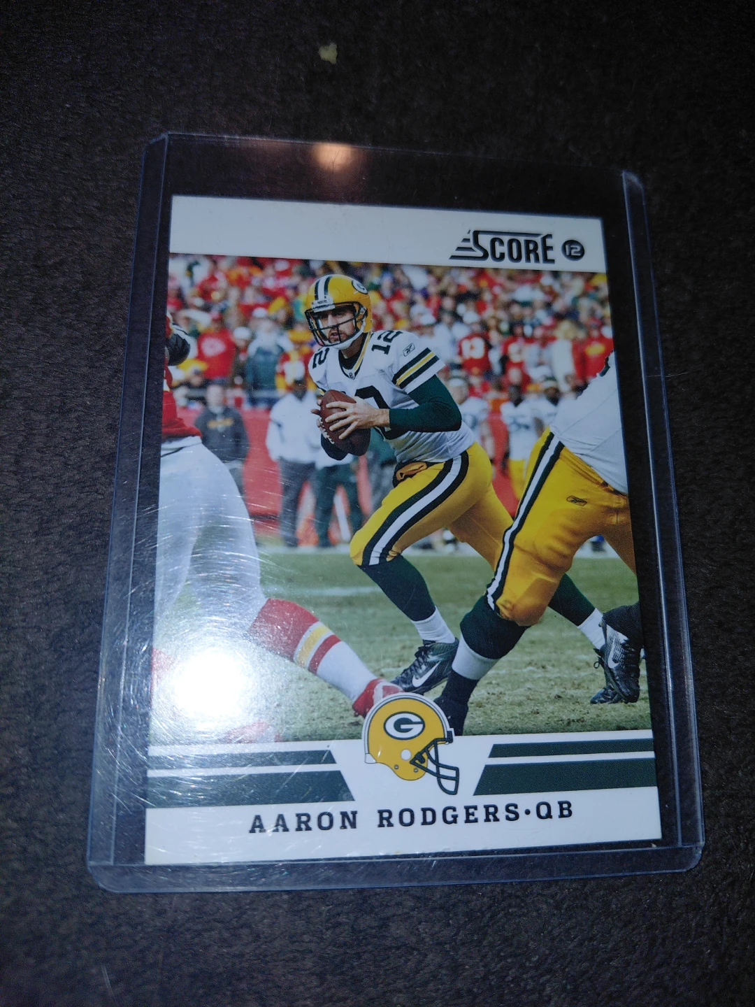Aaron Rodgers 2012 Score Football Card