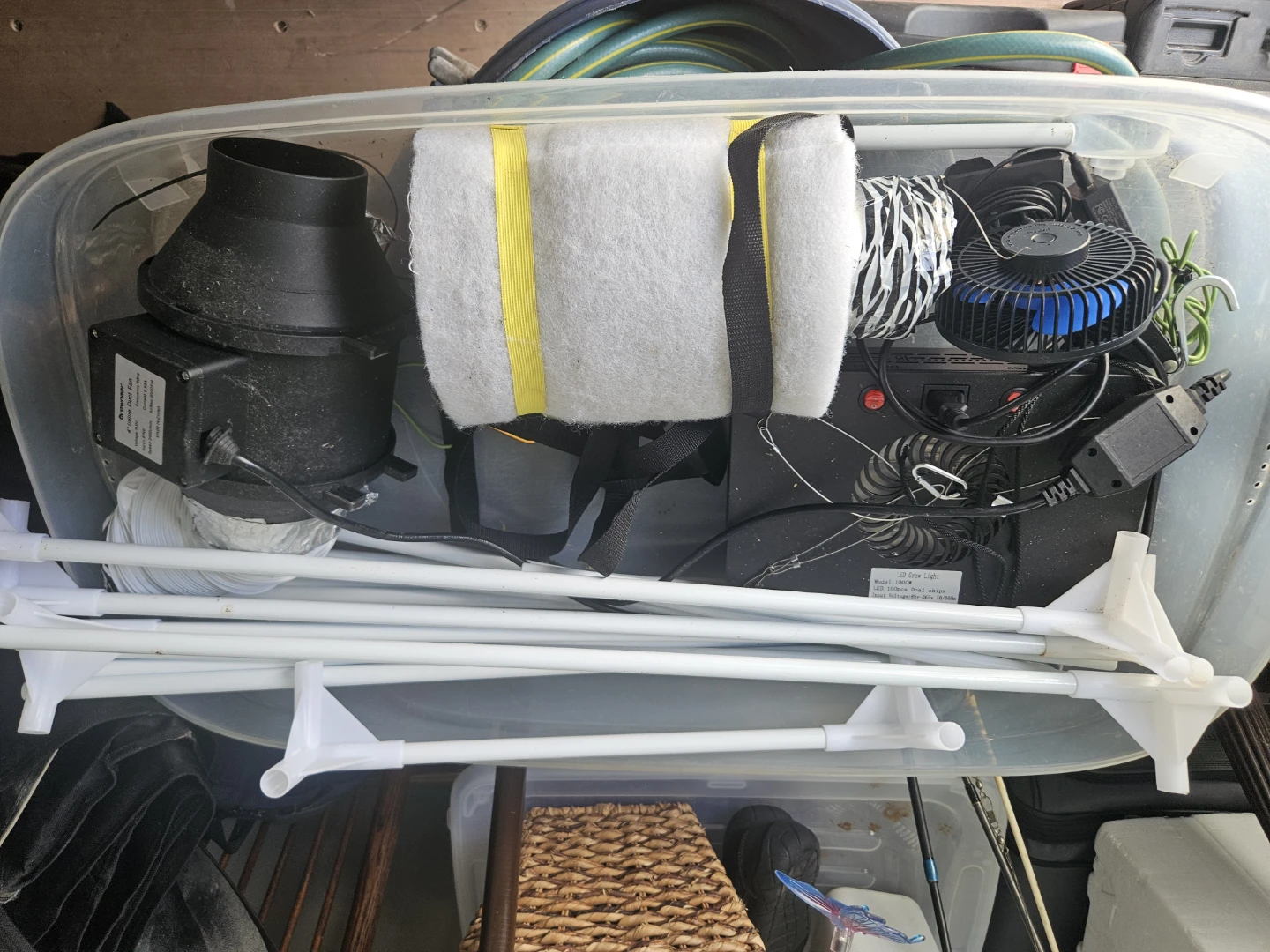 Growneer 4" Inline Duct Fan and 1000W LED Grow Light Set - photo 3