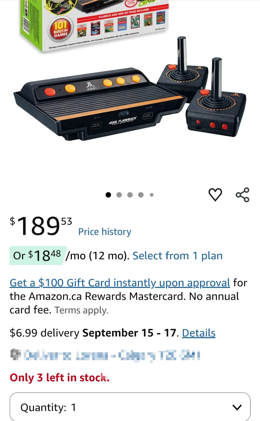Atari Flashback 7 Classic Game Console - photo 3