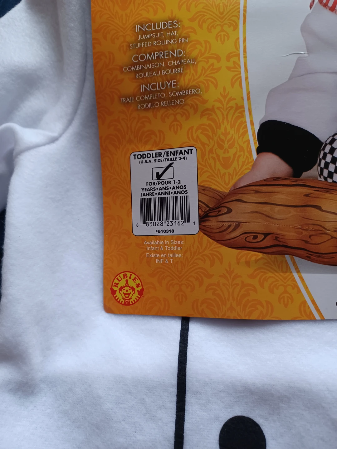 Rubie's Little Chef Toddler Costume - photo 2