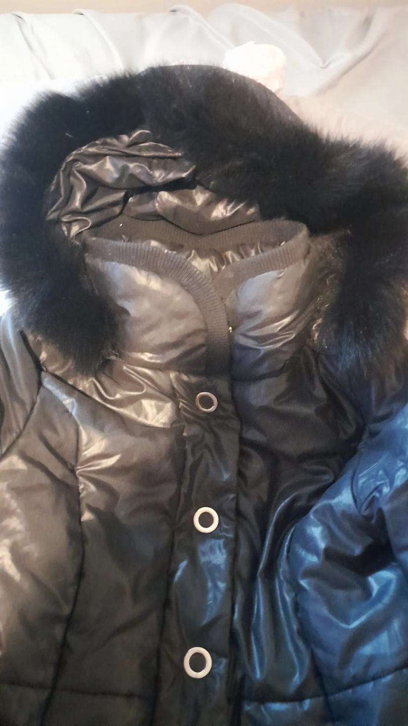 Marconi long black winter coat size m - photo 2