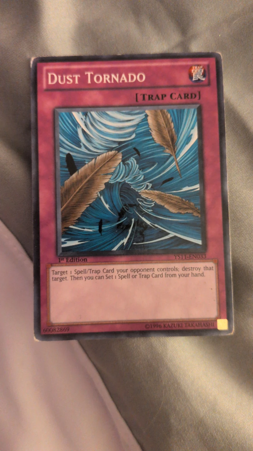 Yu-Gi-Oh! Dust Tornado Card