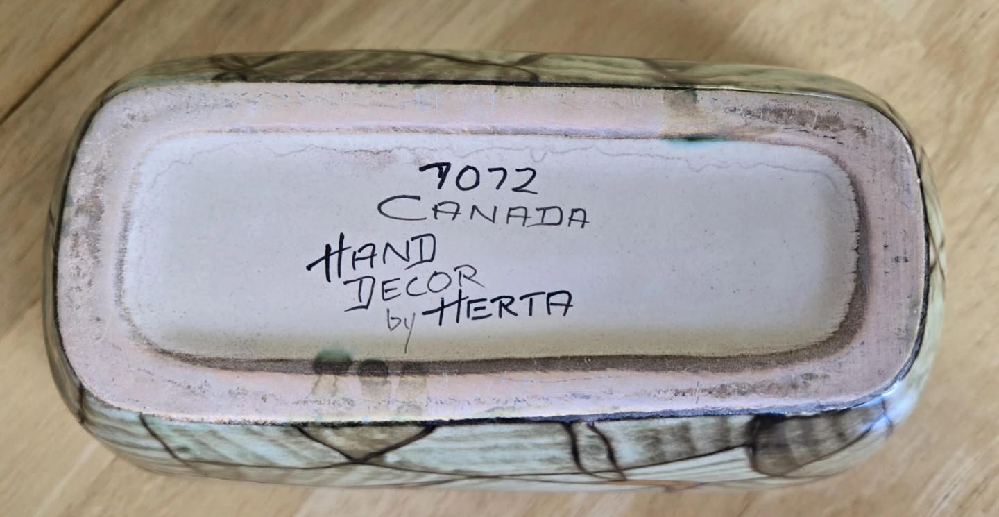 Vintage Mid Century Herta Gertz Pottery Bowl - photo 2