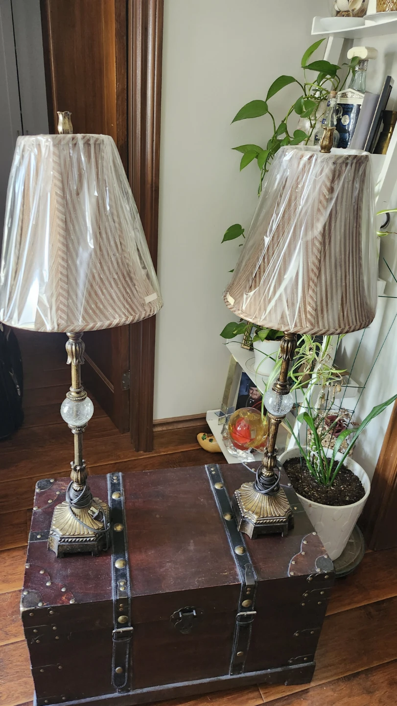 Vintage Style Table Lamps (Pair)