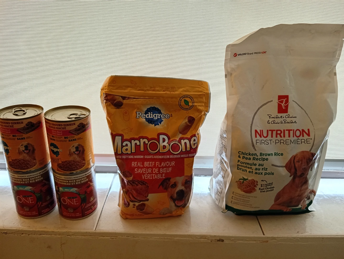 Assorted Dog Food and Treats Bundle