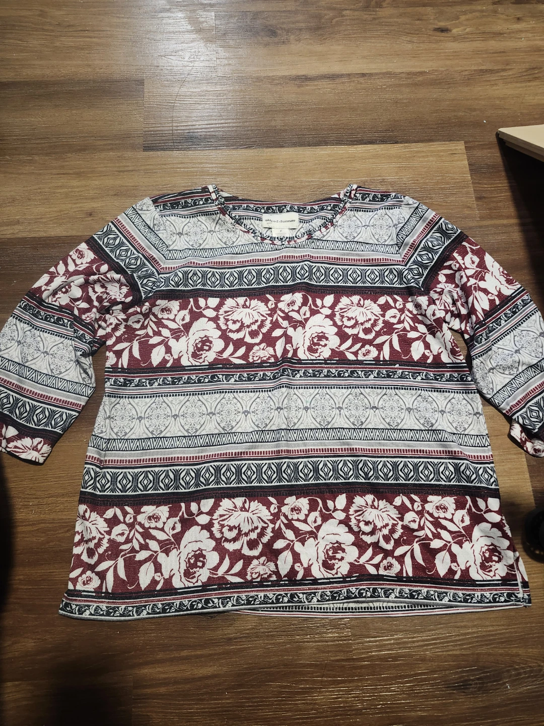Alfred Dunner Floral Print Top